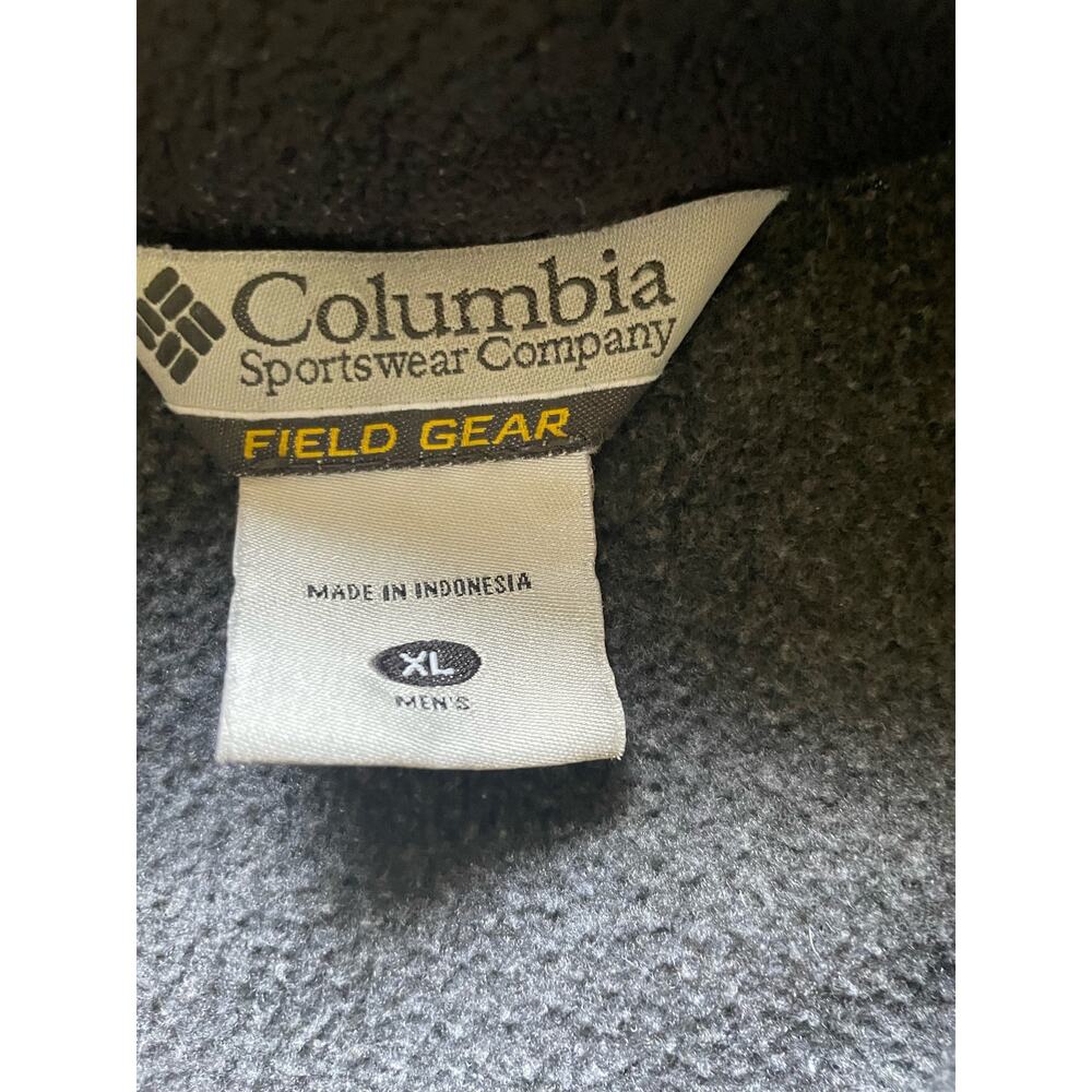 Columbia Men/Teen Field Gear Fleece Jacket Size XL Charcoal color Athletic wear - Picture 6 of 9